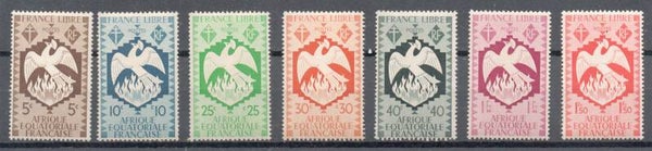 a298- französisch Äquatorialafrika Nr. 163-167, 169-170 postfrisch/ **