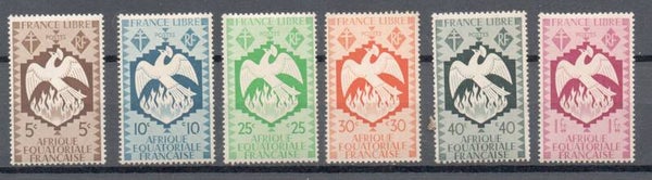a299- französisch Äquatorialafrika Nr. 163-167, 169 postfrisch/ **