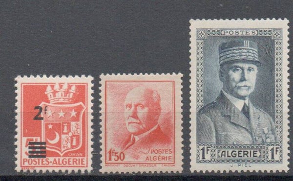 a331a- französisch Algerien Nr. 173, 194, 195 postfrisch/ **