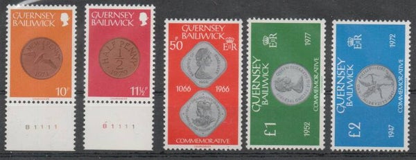 a348- Guernsey Nr. 199-203 postfrisch/ **