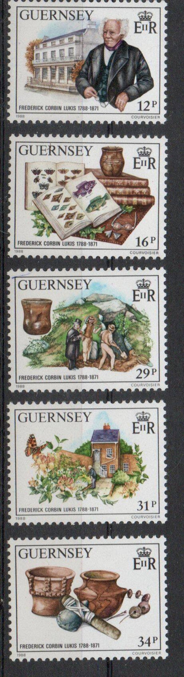 a360- Guernsey Nr. 421-425 postfrisch/ **