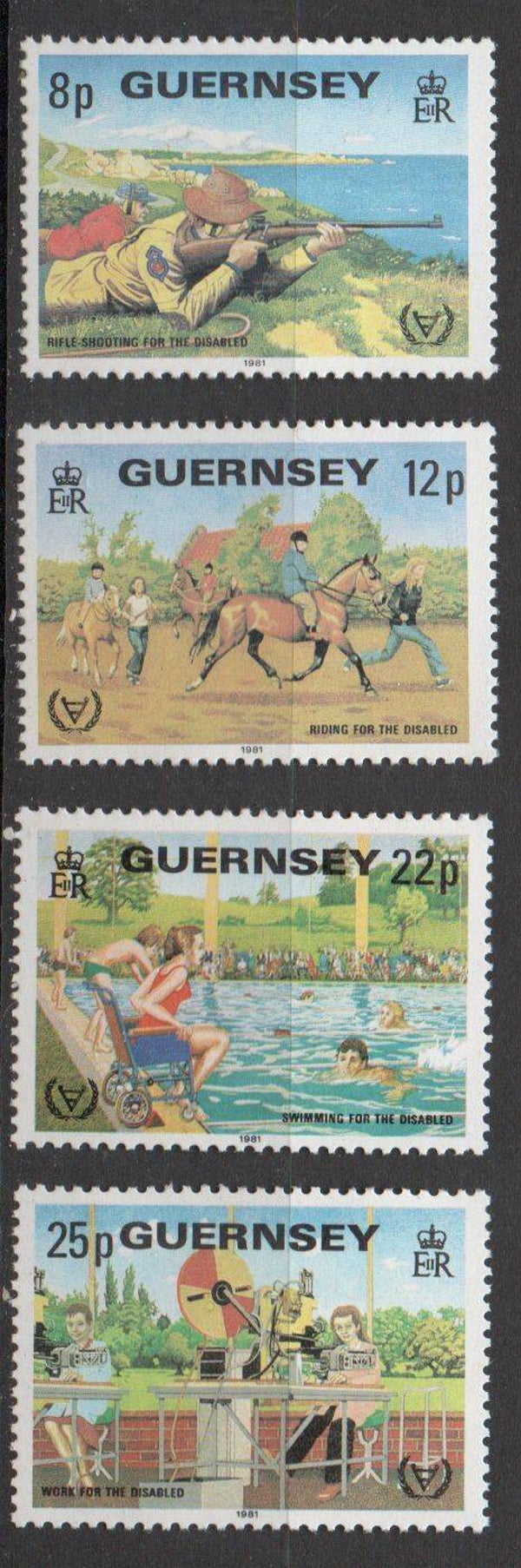 a382- Guernsey Nr. 237-240 postfrisch/ **