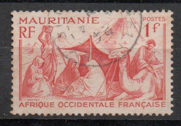 a439a- französisch Mauretanien Nr. 92 gestempelt/ o