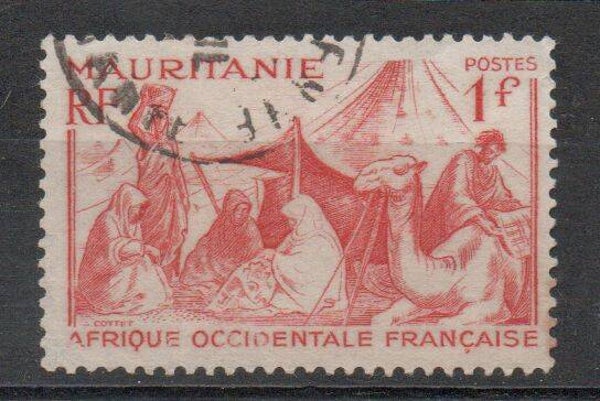 a439b- französisch Mauretanien Nr. 92 gestempelt/ o