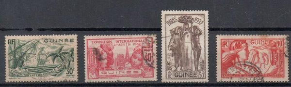 a452- französisch Guinea/ Guinee Nr. 122-125 gestempelt/ o