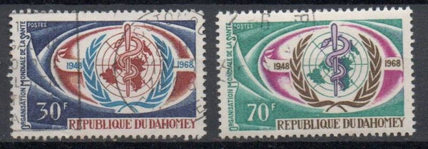 a462- Dahomey Nr. 342-343 gestempelt/ o