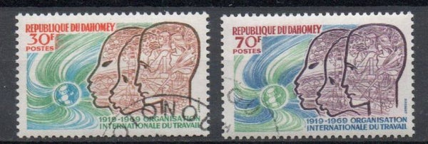 a463a- Dahomey Nr. 375-376 gestempelt/ o