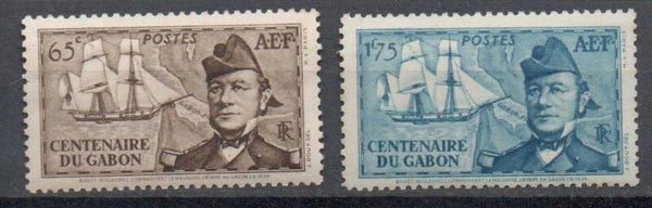 a469a- französisch Äquatorialafrika Nr. 85/ 87 postfrisch/ **