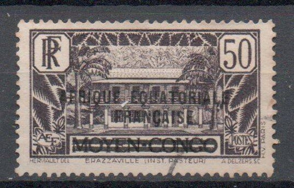 a470b- französisch Äquatorialafrika Nr. 20 gestempelt/ o