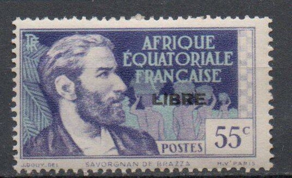 französisch Äquatorialafrika A.E.F. Nr. 118a postfrisch/ **
