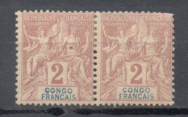a490- französisch Kongo Nr. 16 ungebraucht/ *