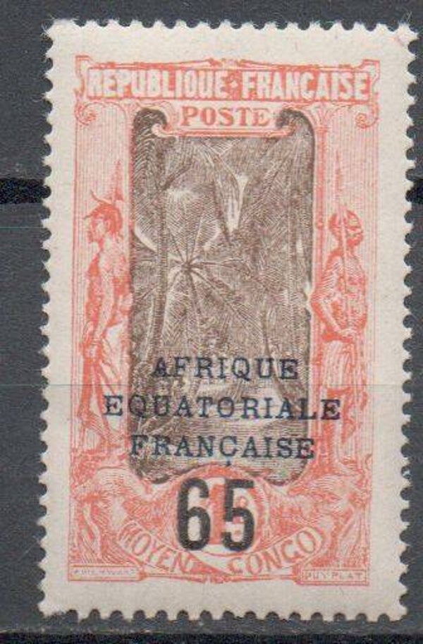 a491a- französisch Kongo Nr. 44 ungebraucht/ *