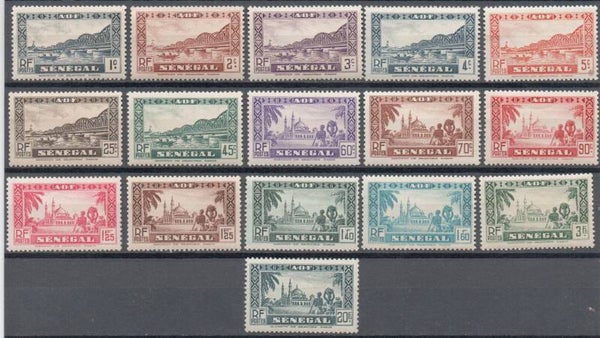 a500- französisch Senegal Nr. 118-122,126,129,131,133,135,137-138,141,144,147 postfrisch/ **