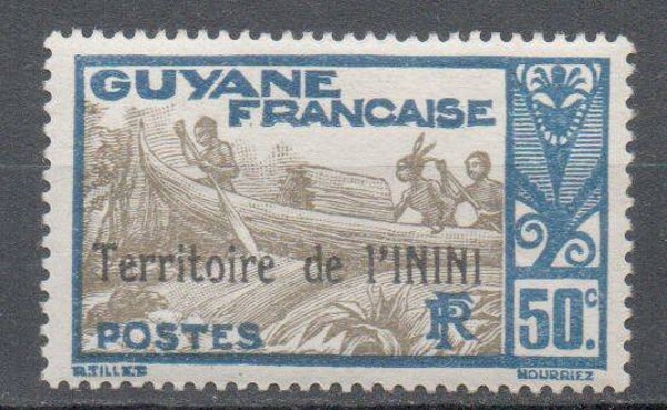 a501- französisch Inini Nr. 10 postfrisch/ **