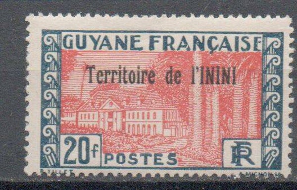 a505- französisch Inini Nr. 21 ungebraucht/ *