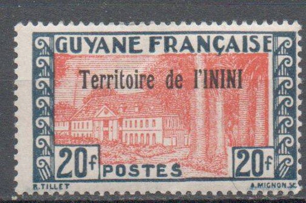 a506- französisch Inini Nr. 21 postfrisch/ **