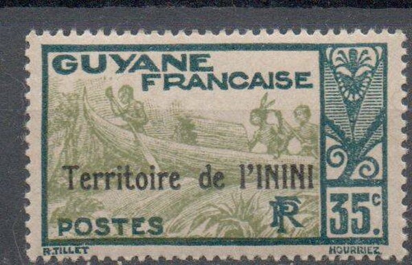 a509b- französisch Inini Nr. 26 postfrisch/ **