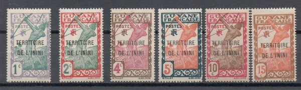 a511a- französisch Inini Nr. 1-5, 24 postfrisch/ **