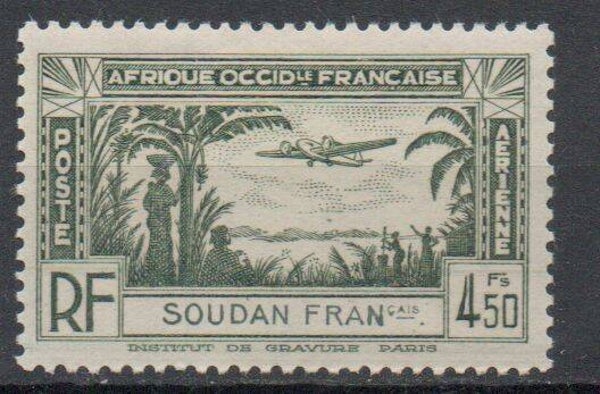 a512a- französisch Sudan Nr. 125 postfrisch/ **