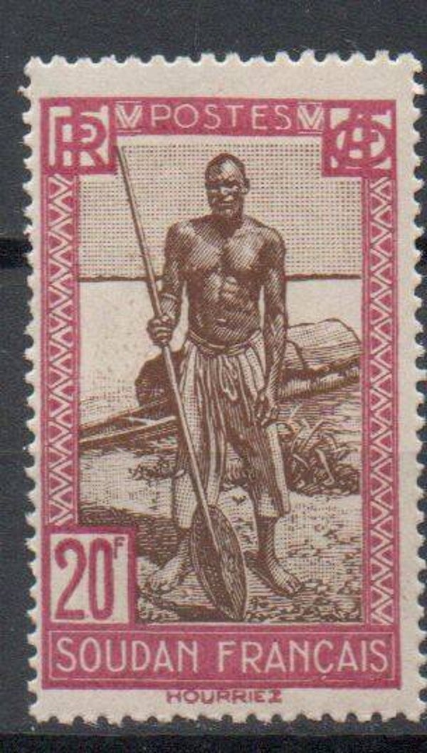 a521a- französisch Sudan Nr. 100 postfrisch/ **