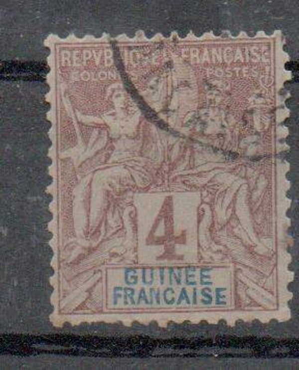 a526a- französisch Guinea/ Guinee Nr. 3 gestempelt/ o