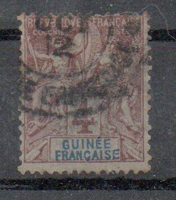 a526b- französisch Guinea/ Guinee Nr. 3 gestempelt/ o