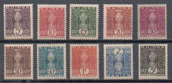 a535a- französisch Guinea/ Guinee Nr. 26-35 postfrisch/ **