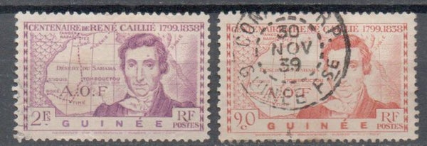 a541a- französisch Guinea/ Guinee Nr.162-163 gestempelt/ o