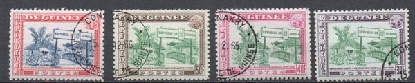 a550-  Guinea/ Guinee Nr. 253-256 gestempelt/ o