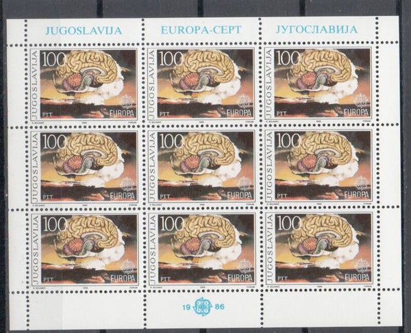 a561- Jugoslawien Kleinbogen Nr. 2156-2157 postfrisch/ **