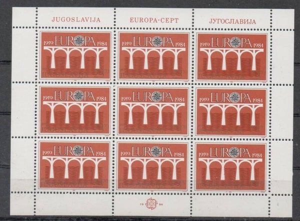 a562- Jugoslawien Kleinbogen Nr. 2146-2147 postfrisch/ **
