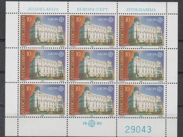 a564- Jugoslawien Kleinbogen Nr. 2414-2415 postfrisch/ **