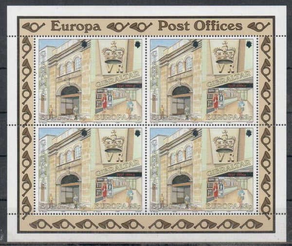 a565- Gibraltar Kleinbogensatz Nr 590-593 postfrisch/ **