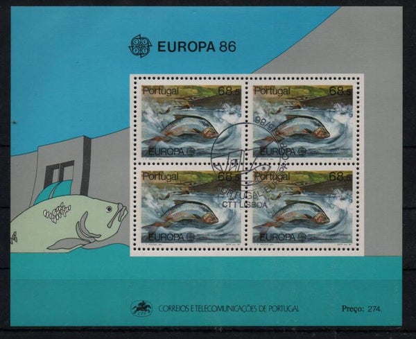 a572- Portugal Block Nr. 50 gestempelt/ o