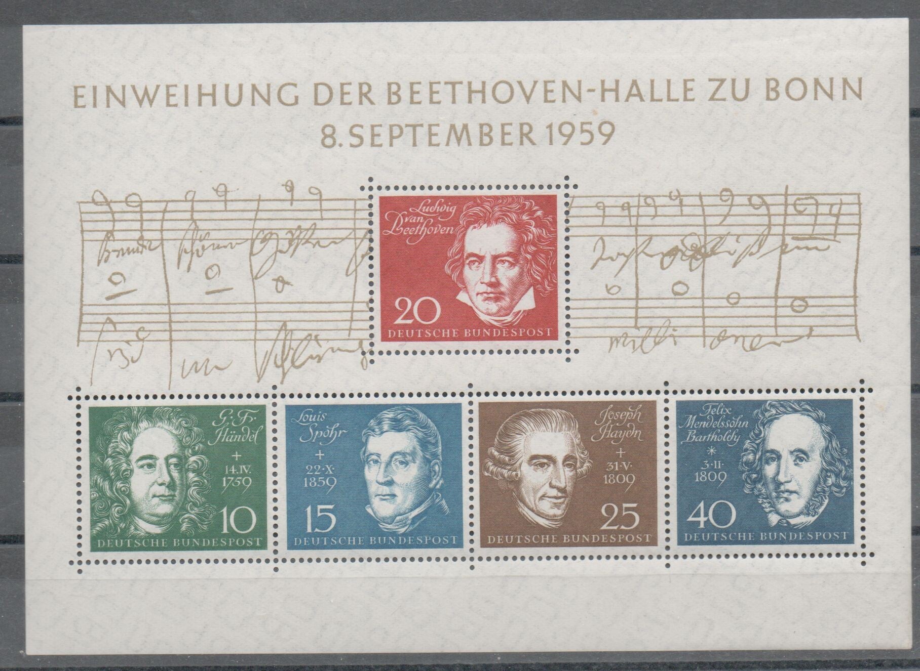 a585- Deutschland Block Nr. 2 postfrisch/ **