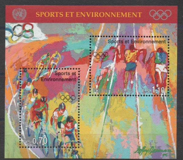 a646- UNO Genf Block Nr. 8 postfrisch/ **