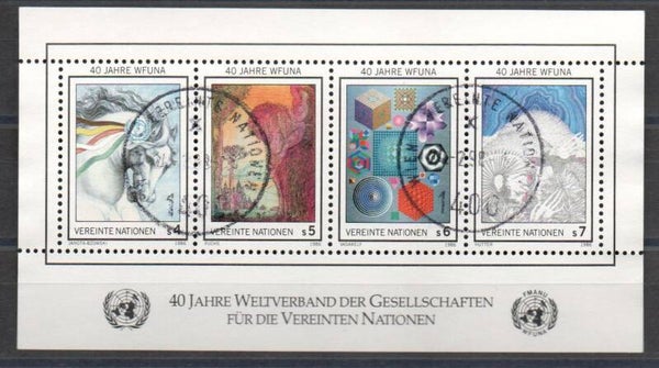 a667- UNO Wien Block Nr. 3 gestempelt/ o