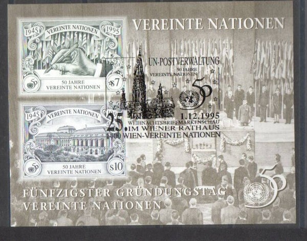 a676- UNO Wien Block Nr. 6 gestempelt/ o