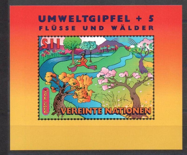 a683- UNO Wien Block Nr. 8 postfrisch/ **