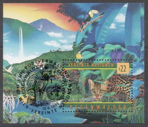 a687- UNO Wien Block Nr. 9 gestempelt/ o