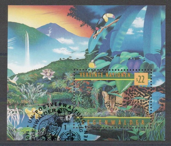 a688- UNO Wien Block Nr. 9 gestempelt/ o