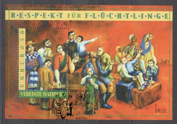 a696- UNO Wien Block Nr. 14 gestempelt/ o