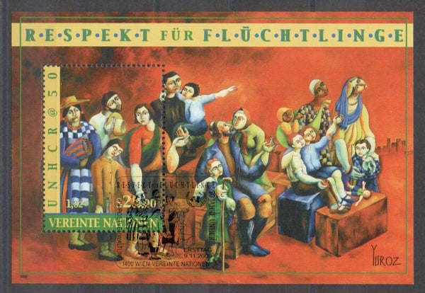 a697- UNO Wien Block Nr. 14 gestempelt/ o