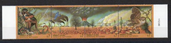 a711b- UNO Wien Streifen Nr. 156-159 postfrisch/ **