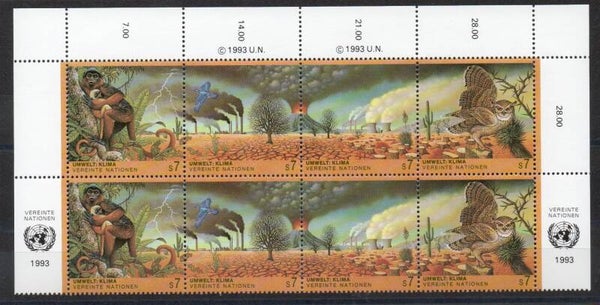 a712- UNO Wien Streifen Nr. 156-159 postfrisch/ **