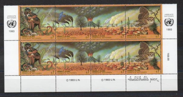 a713a- UNO Wien Streifen Nr. 156-159 postfrisch/ **