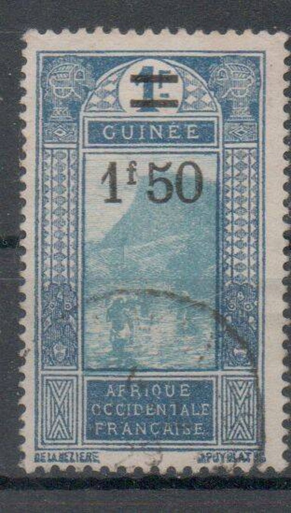 a731b- französisch Guinea Nr. 113 gestempelt/ o