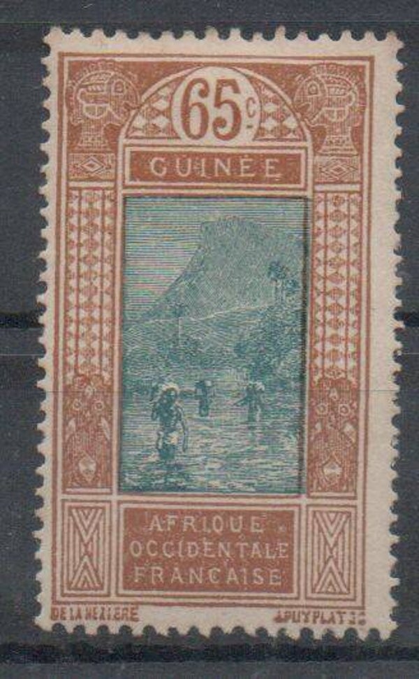 a733b- französisch Guinea Nr. 95 ungebraucht/ *