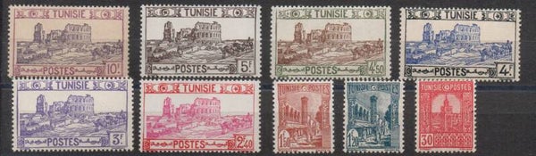 französisch Tunesien Nr. 244-247, 249-253 postfrisch/ **