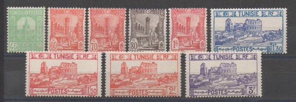 französisch Tunesien Nr. 191,194,196-97,199,201,203-04,207 postfrisch/ **
